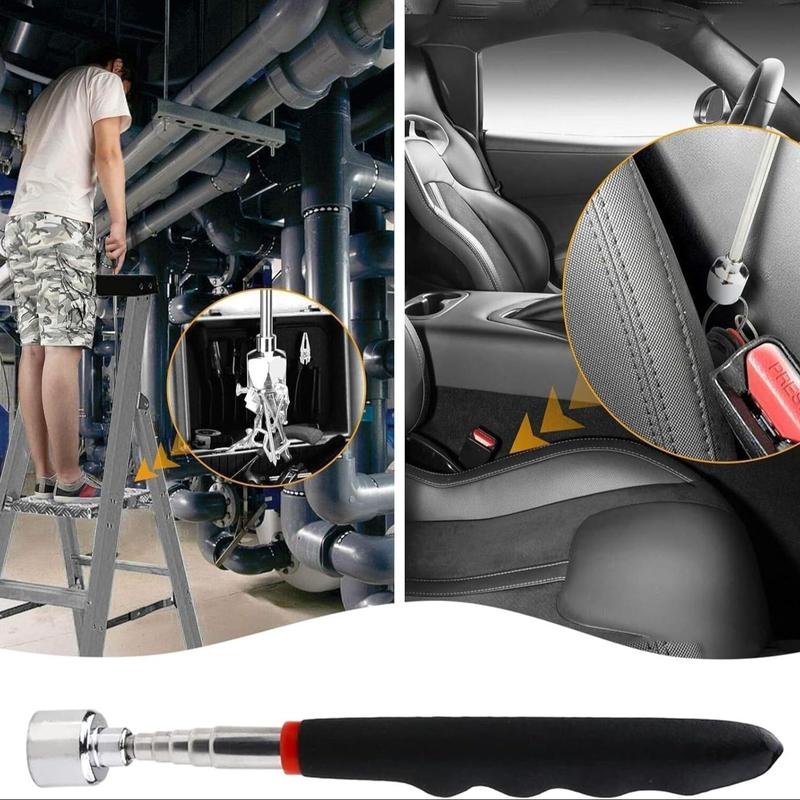 Telescopic Magnet Picking Tool, Telescopic Magnet Rod Tool with Pulling-Force Of 20 Pounds, Suitable for Hard To Reach, Sewer, Mechanical, Automotive 2