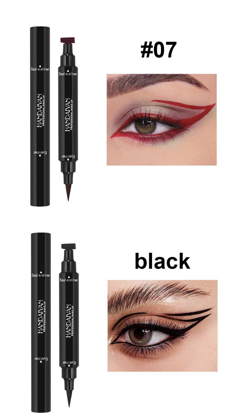 Product Introduction of Handaiyan Triangle Stamp Liquid Eyeliner | Waterproof, 24H Smudge-Proof & Quick-Dry | 2-in-1 Winged/Cat-Eye Stamp Design | Beginner-Friendly, Party/Stage Ready | TikTok Viral in Singapore #SGBeautyHack (Beauty Hack Alert!) 17