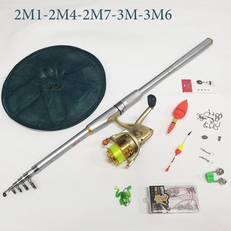 Bộ cần câu máy Percast màu trắng, máy câu cá 4000 tặng kèm bộ phụ kiện đầy đủ đi câu