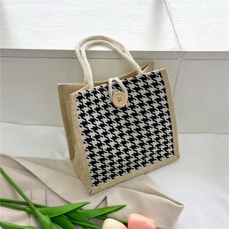 Japanese-Inspired Canvas Tote Bag for Women, Durable Student Shoulder Bag with Lock Closure & Phone Pocket, Casual Streetwear Handbag for Shopping & Daily Commuting