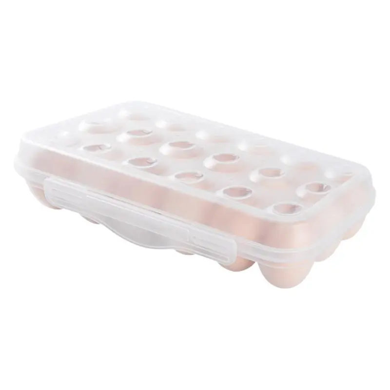Portable Egg Storage Container with Secure Lock Lid - Stackable Fridge Organiser, Shockproof Travel Egg Box for Camping & Kitchen (6/12 Slots) baby organization medicine makeup tattle glove shipping vacuum bag rios rice heart shaped plastic square guard 4