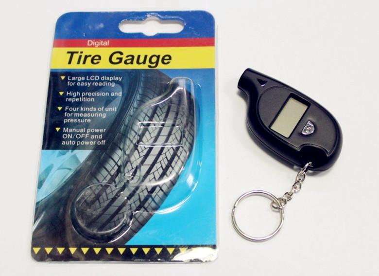 Product Introduction of Digital Tire Pressure Gauge Keychain Mini Portable Waterproof Design Anti-Loss Car Motorcycle Tire Checker with LED Display Durable Accessories 4