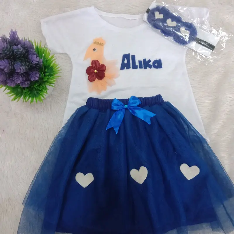 stelan anak perempuan lucu bisa reques warna, bisa reques nama anak di baju, dress anak perempuan baju anak cewe lucu baju anak viral stelan anak cewe lucu stelan anak perempuan lucu Cantik 4