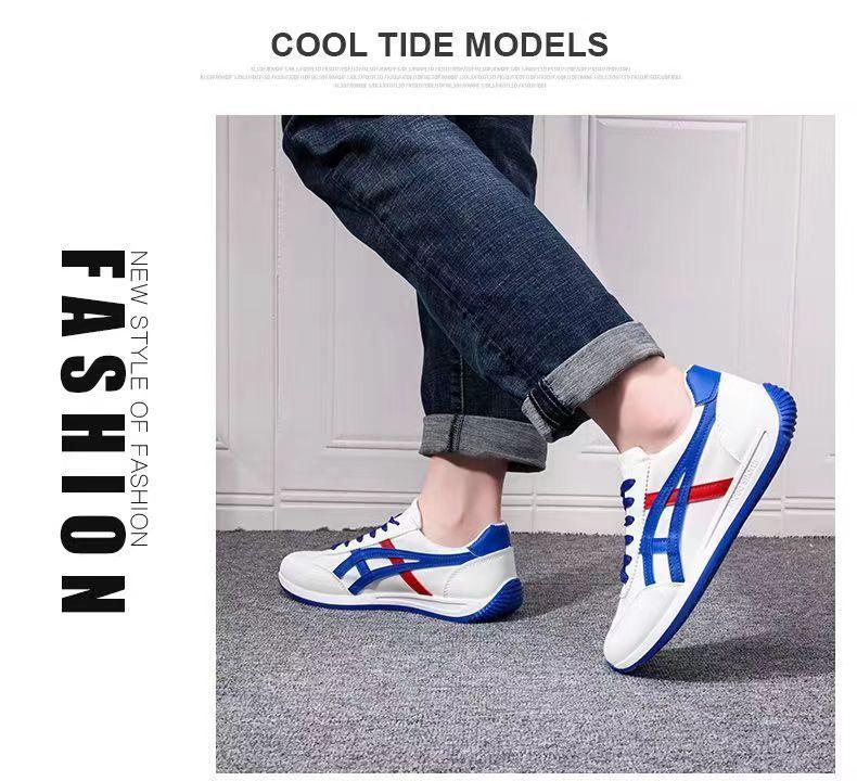 Product Introduction of Men's Shoes New Breathable Canvas Shoes Sports Casual White Shoes Student Trendy Cortez Soft Bottom Foreign Trade Fashion Shoes Runner Trainers Boy Training Running Sneakers Footwear 9