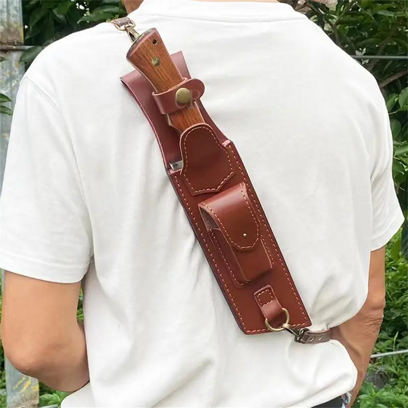 Outdoor Fixed Knife Case, 1 Count Waist Hanging Tactical Tool Bag, Multifunctional Knife Bag for Outdoor Camping [no Knife] 0