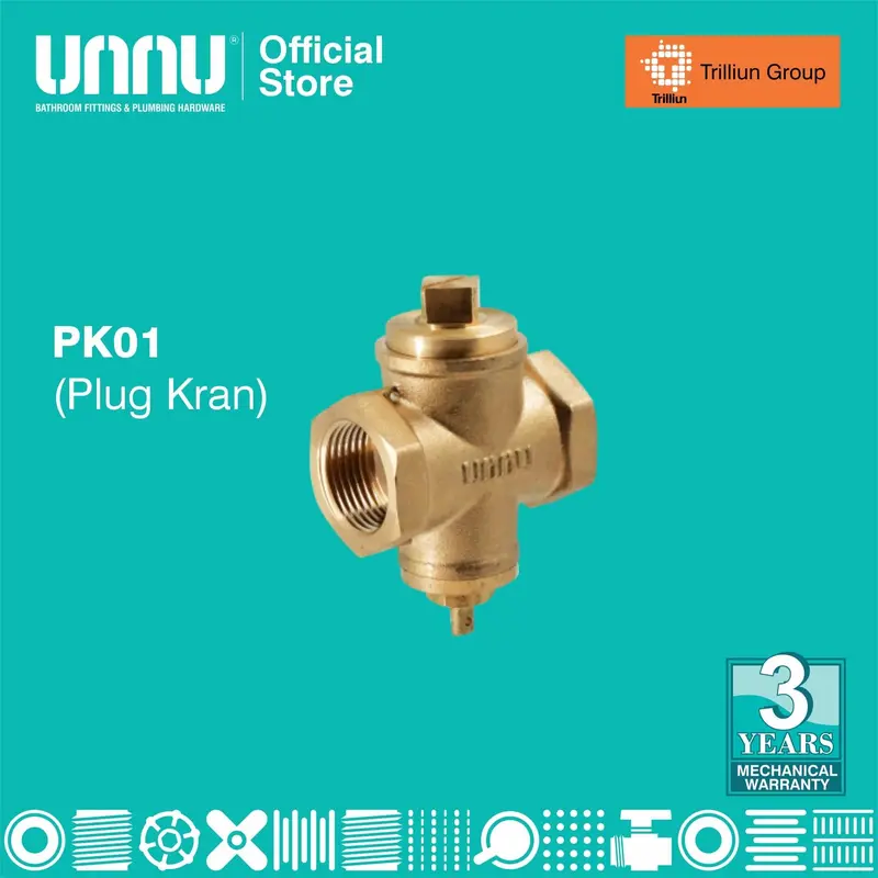 UNNU Plug Kran - PK01 1/2" 0