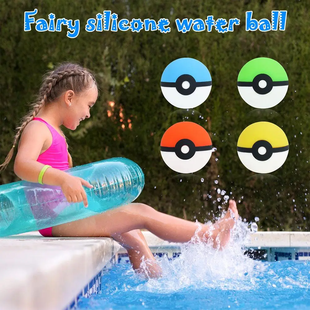 Outdoor Entertainment Activity Magic Silicone Water Ball Reusable Suitable For Children's Beach Water Battle Quick Fill Water Toy Water Ball