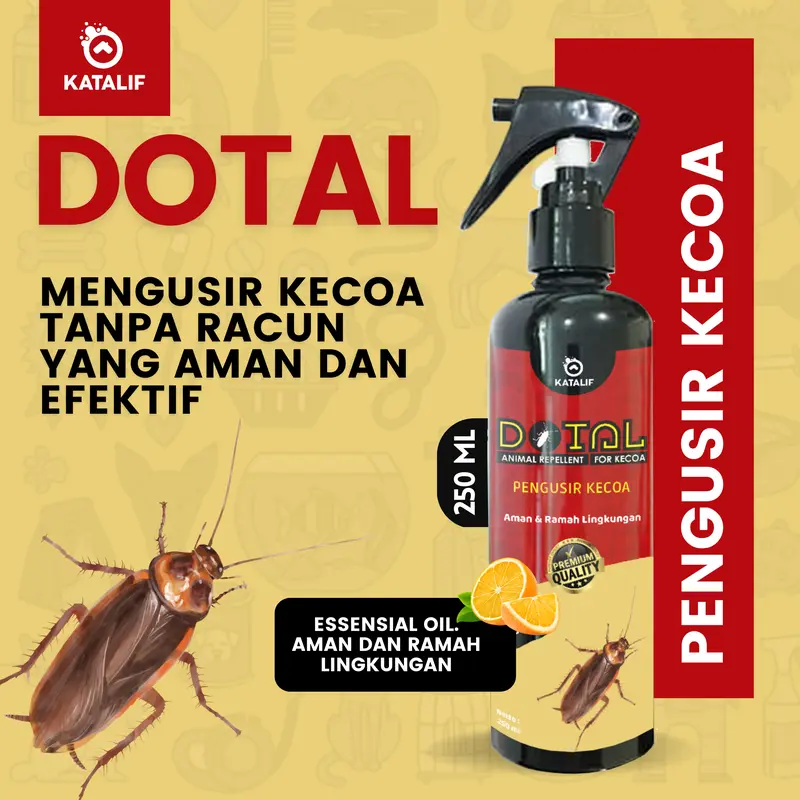 Spray DOTAL For Kecoa - Repellent Anti-Kecoak Alami 0