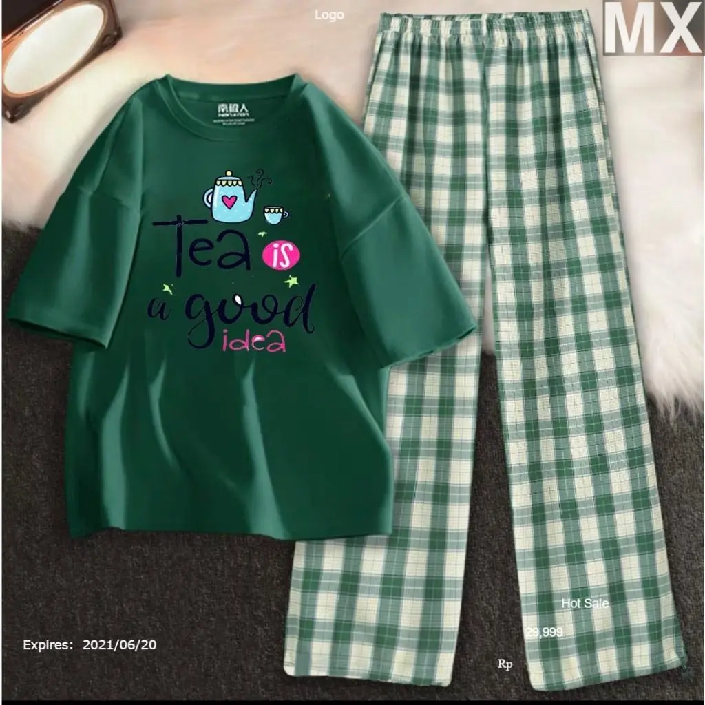 [FREESHIP] SET Áo phông Tea MIXquần karo, Áo thun from rộng, mặc cho Nam và nữ chất đẹpTHỜI TRANG HÀN QUỐC -Mei Xu shop