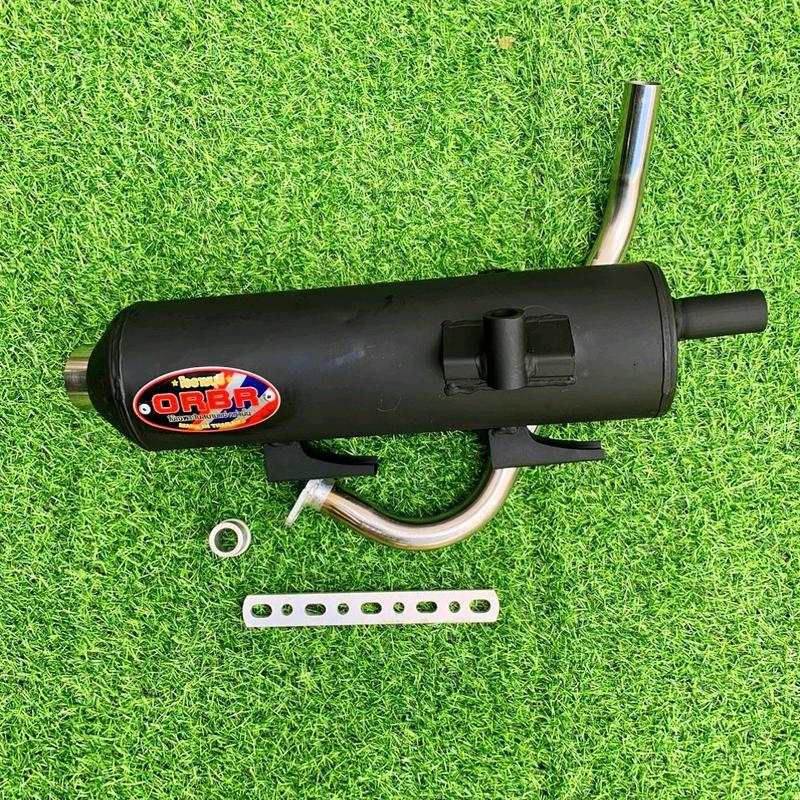 pô ORBR móc nỉ kèm tiêu tiện gắn VAIRIO-CLICK-VISION-AB( CỔ DƯ CẮT BỚT ) kèm cổ pô Phụ Kiện Phụ Tùng