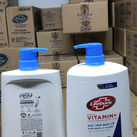 Sữa Tắm Lifebouy 1.1 xanh dương chăm sóc da. 2