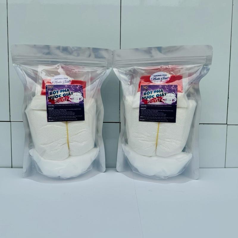 Kèm Quà Xịt Thơm COMBO 2 Gói Bột Pha Nước Giặt 10 Lít tổng 20 lít - Làm Sạch Hiệu Quả
