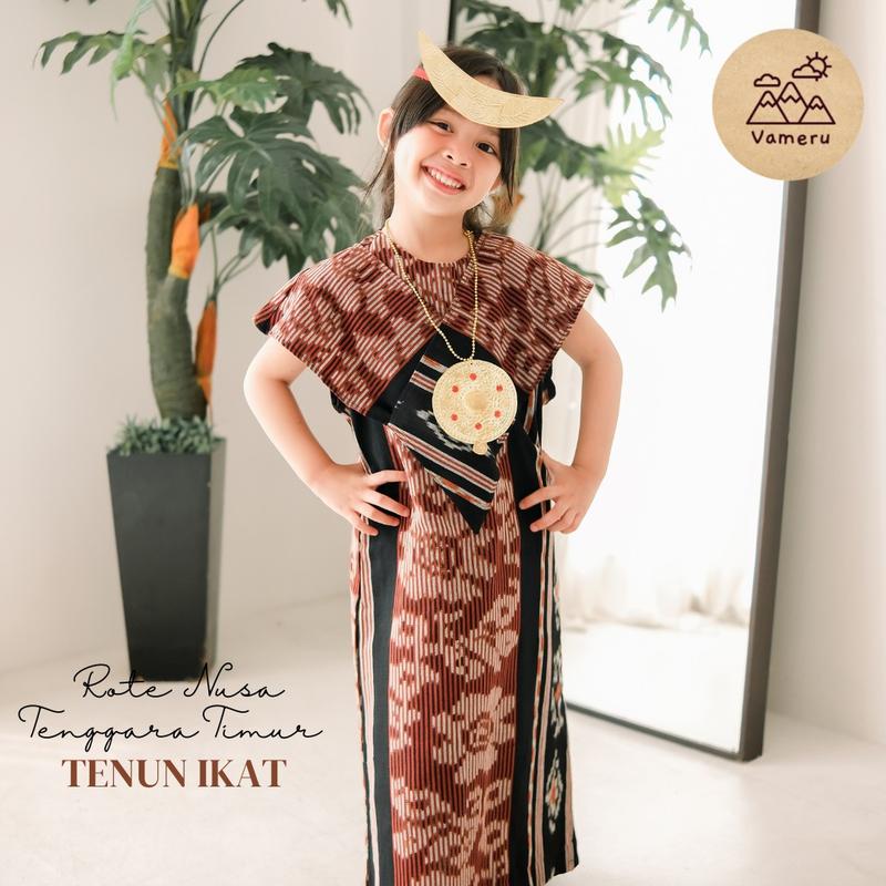 BAJU ADAT ANAK ROTE NTT NUSA TENGGARA TIMUR DRESS TENUN - Shop | Tokopedia