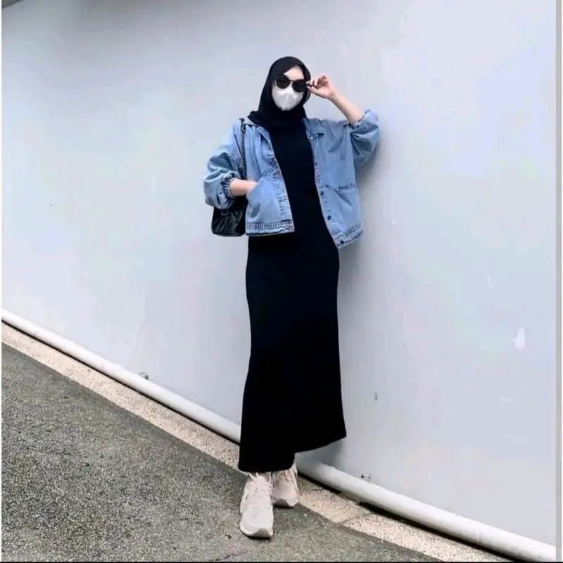 JAKET DENIM JEANS OVERSIZE VINTAGE WANITA JACKET JINS OVERSIZED KEKINIAN JAKET 4