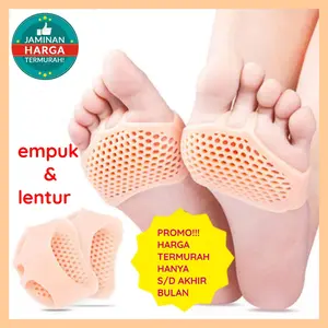 INSOLE SILIKON JEPIT ANTI SLIP BANTALAN KAKI DEPAN SILIKON GEL Shoe Shoe Shoes