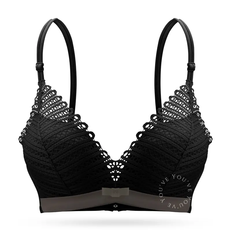 You’ve ( You Have ) BH Seamless Brokat Bra Seamless Tanpa Kawat Wanita Pakaian Dalam Wanita 100163 6