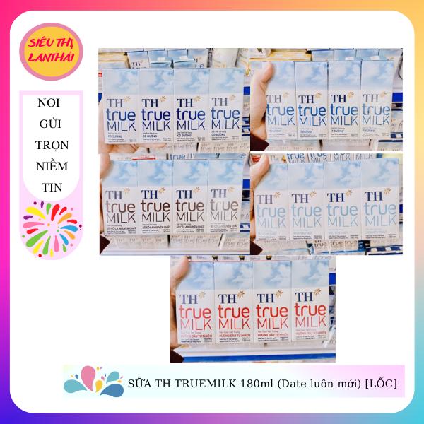SỮA TH TRUEMILK 180ml (Date luôn mới) [LỐC]