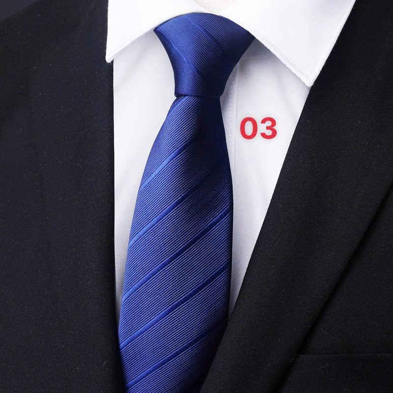  Cà vạt nam THẮT SẴN bản 8cm dài 48cm.  dây kéo  vải dày dặn nhiều kiểu lựa chọn. Giúp các anh tiết kiệm được thời gian 