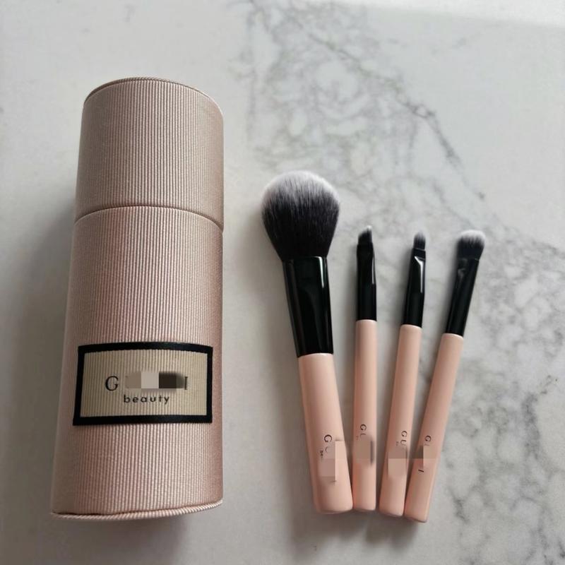 Cross-Border Beauty Gift Makeup Brush Holder Suit with 4 One Beauty Tools Blush Brush Eye Shadow Brush 0