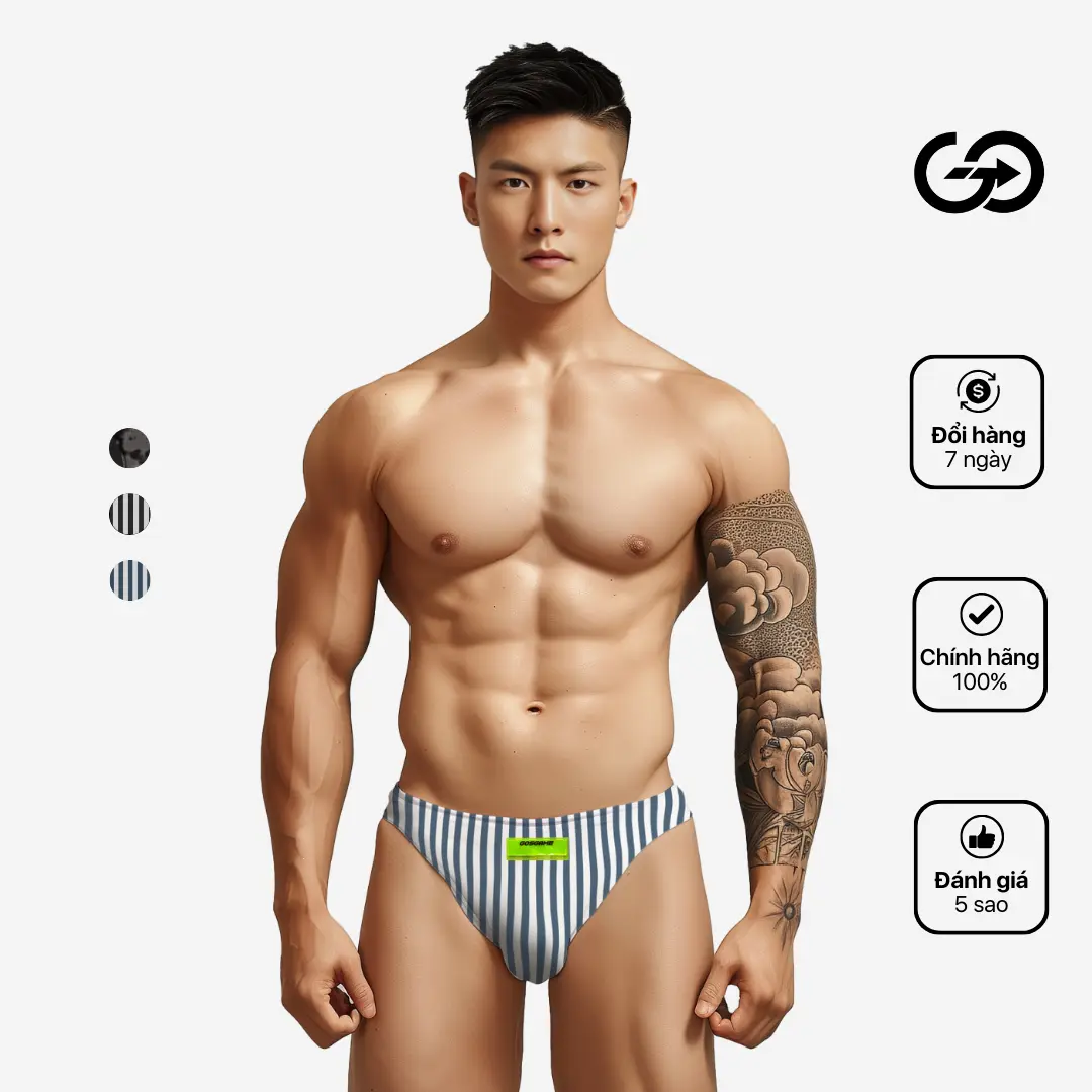 Quần bơi thể thao nam GOS Aqualine S18