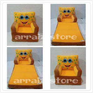 sofa lipat anak spongebob (3 lipat) untuk usia anak 0-4th Bayi Balita Cowok