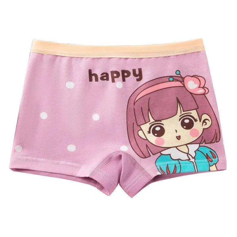 Sét 4 chíp đùi cho trẻ em vải cotton mềm mát dành cho bé gái từ 8-45kg 6