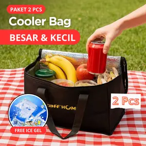 PAKET 2 PCS - Tas Pendingin Makanan Cooler Bag