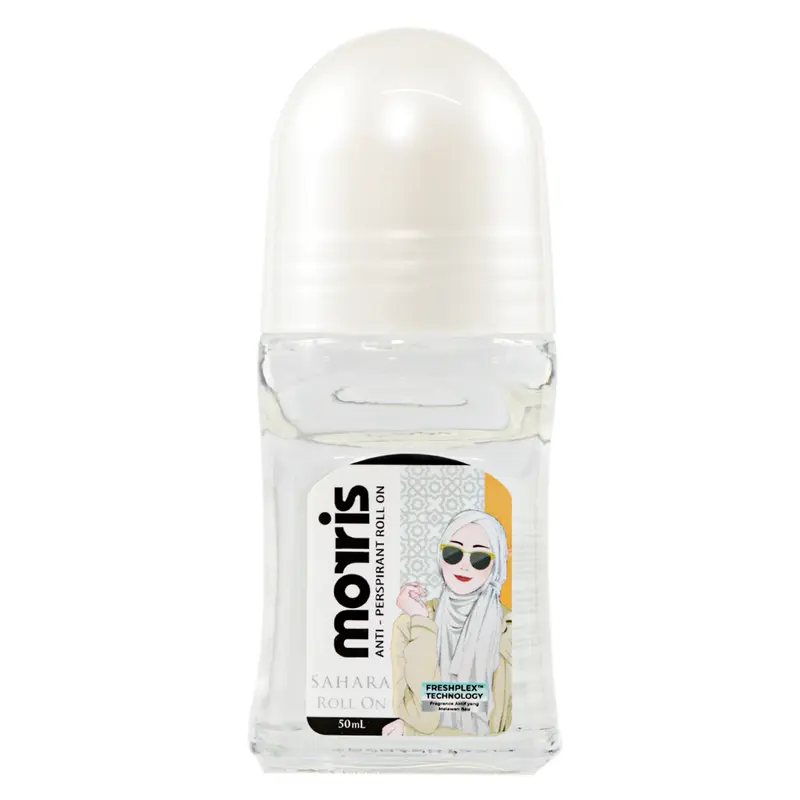 Morris Deodorant  Roll On  Hijab Antiperspirant 50 ml - Untuk ketiak Woman 3