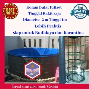 kolam terpal sultan Diameter 2 T1 fullset