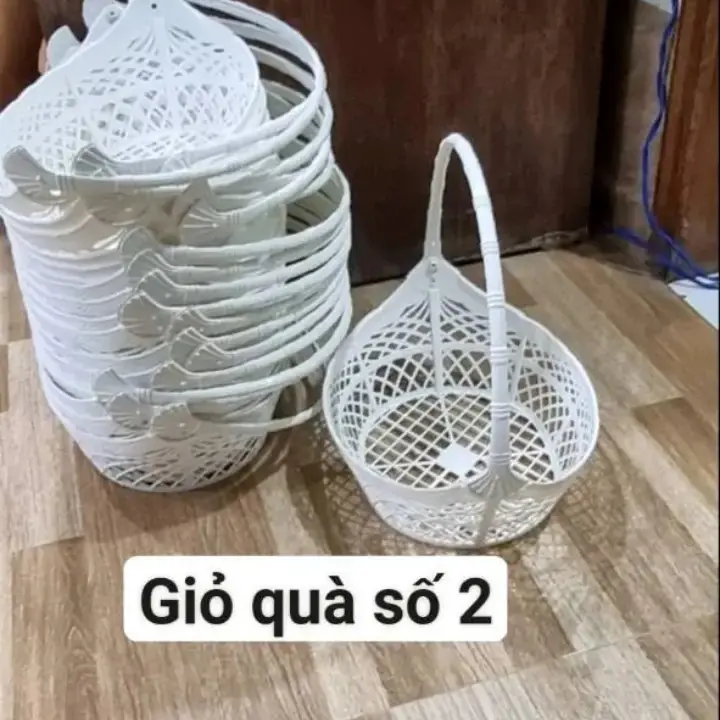 GIỎ ĐỰNG QUÀ 32x25, 37x25 1 giỏ dùng để đựng quà sang trọng 6