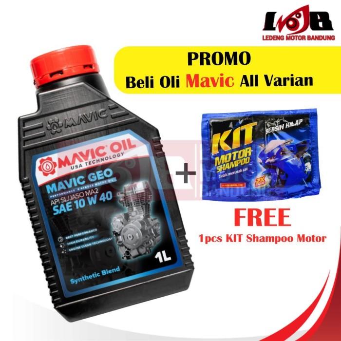 Gambar Oli Mavic Geo 10w40 SF/CF jaso MA 2 motor sport 1 liter Mesin Motorcycle dari Ledeng Motor Bandung Kota Bandung Tokopedia