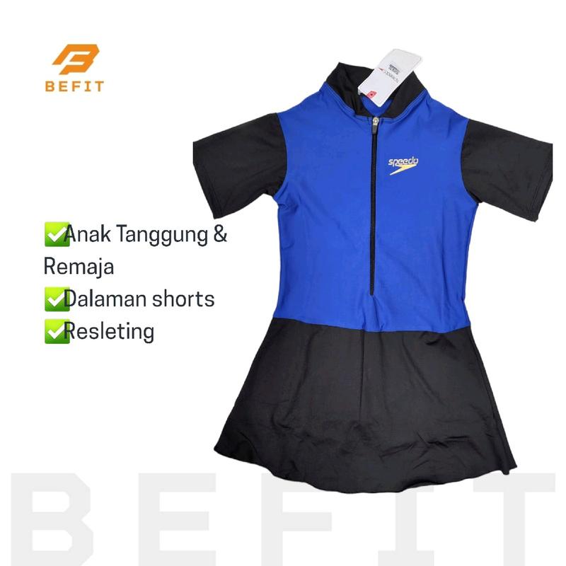 Baju Renang Diving Rok Anak Perempuan Remaja 12-16th Polos Sport 4