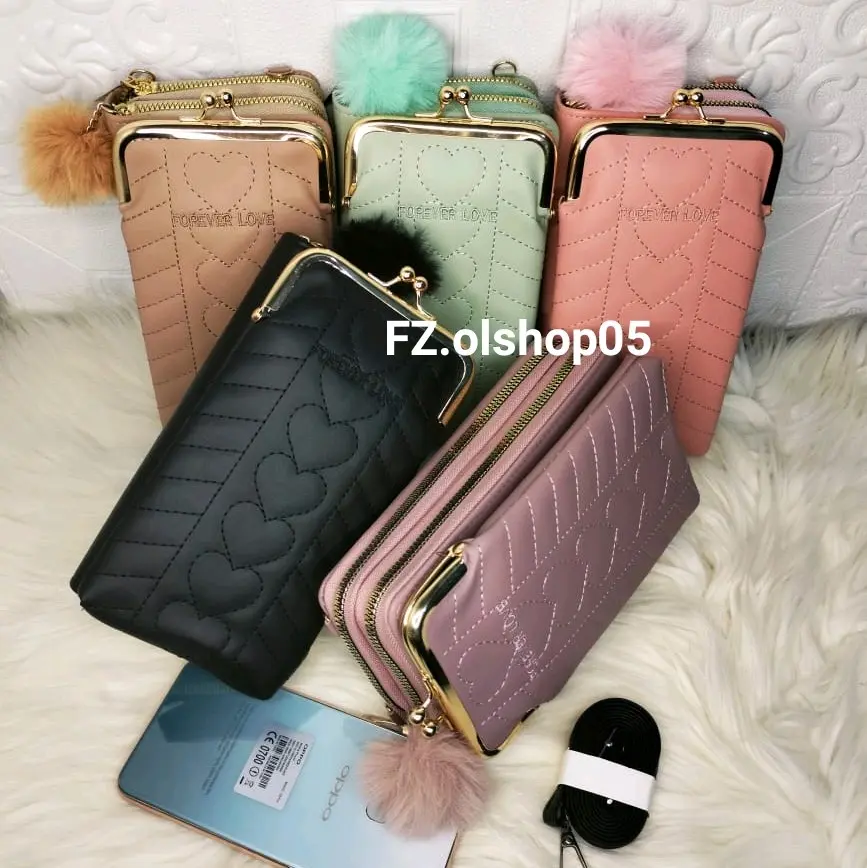 DOMPET BEHEL HP RESLETING 2 / DOMPET SLEMPANG WANITA PREMIUM