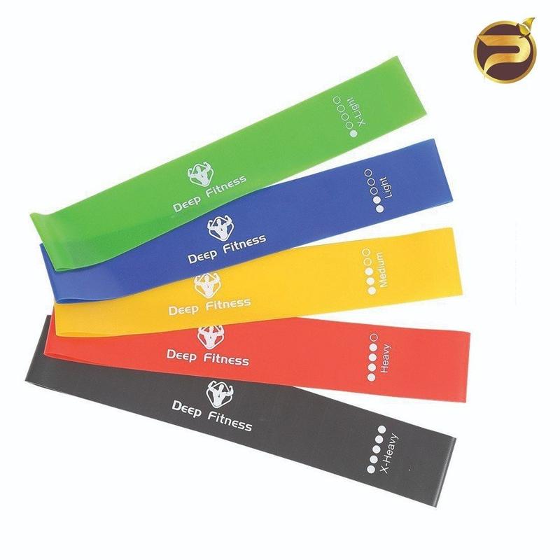  Dây Kháng Lực Dây MiniBand Tập Mông Chân Tập Tay Tặng Hộp Đựng Gym Tập Gym Tập Cơ Tay 