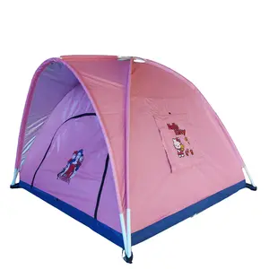 tenda anak warna pink hellokitty frozen