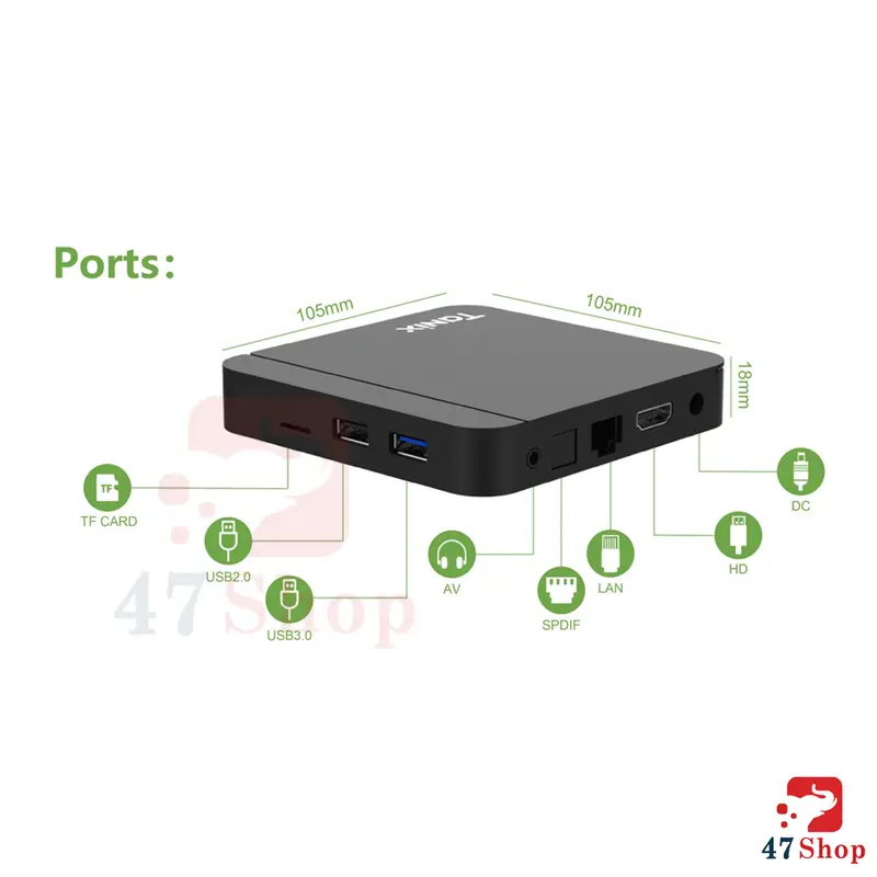 Android TV Box Tanix W2 dual (TX3 Lite) - Amlogic S905W2, Android 11, Dual Wifi 3