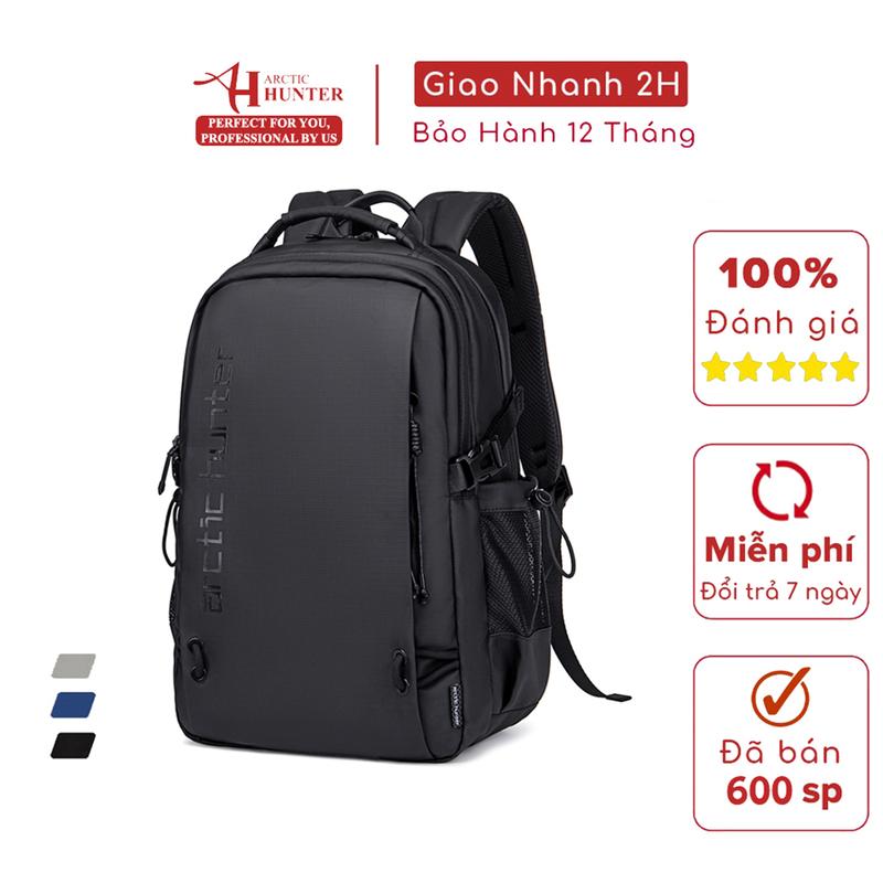 Balo du lịch Arctic Hunter B00530 chất liệu Oxford chống thấm nước, thiết kế có ngăn đựng laptop 15.6 inch Bag Backpack