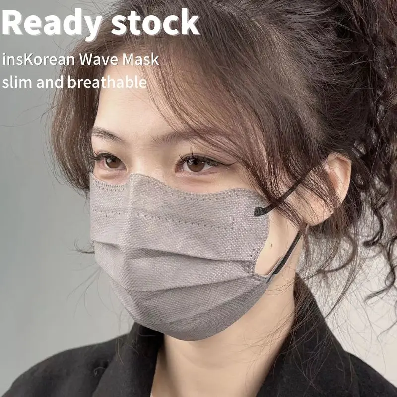 50pcs INS Style Slimming Adult Mask Breathable and Minimalist V-shaped Mask V-shaped Mask