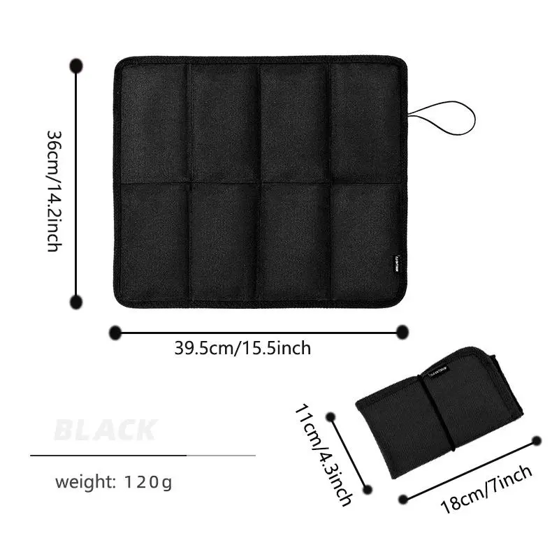 Foldable Sitting Pad, 2 Counts Waterproof Seat Pad with Storage Bag, Outdoor Folding Foam Sitting Mat for Hiking, Picnic, Backpacking, Camping Accessories 1