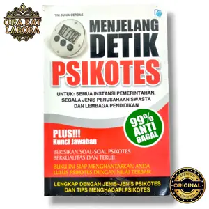 Buku Pelajaran Original Menjelang Detik Psikotes - Ora Eat Labora