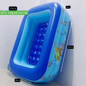 สระว่ายน้ำเป่าลม 1.2เมตร สำหรับเด็ก พร้อมส่ง ราคาถูก
