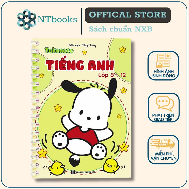 Sách - Sổ tay take note Tiếng anh lớp 3 - 12