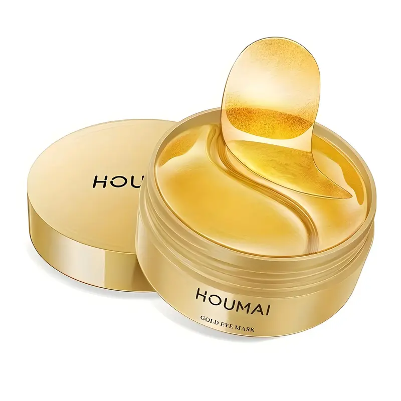 24k Gold Collagen Eye Mask, 60pcs/set Hydrating Eye Gel Patch, Moisturizing Beauty & Personal Eye Care Product 8