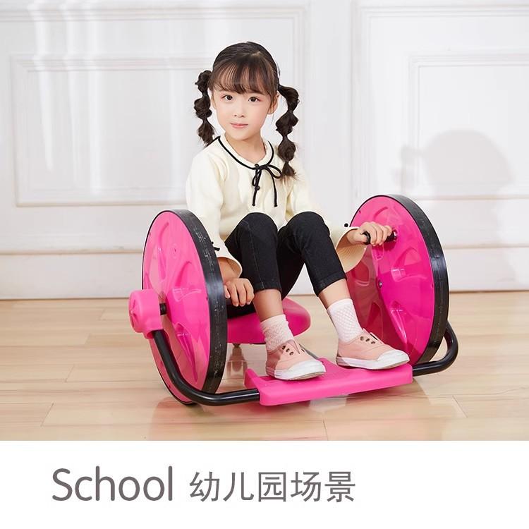 Children's handcrank swing car baby kindergarten three wheel stroller balance scooter sensory training equipment toys 3