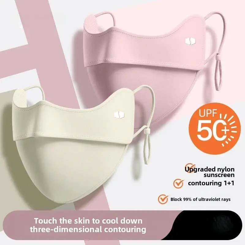 2025 Summer Must-Have! UV Protection Ice Silk Face Mask for Women 3D Breathable Full Coverage Sun Shield with Eye Cover - Shipping SG/MY/PH/TH/VN
