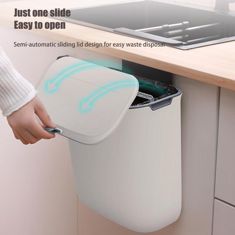 Product Introduction of Wall Mounted Trash Can with Lid Waterproof Trash Can Narrow Seal Trash Can Toilet Trash Can 13