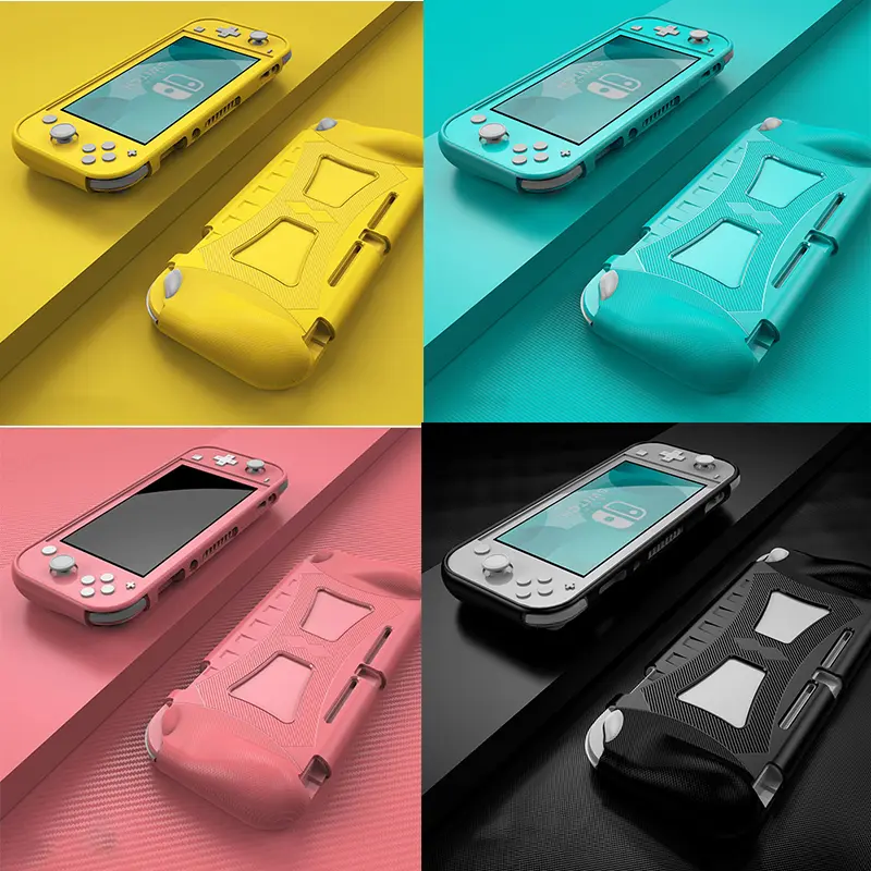 Ốp TPU Silicon, Cho Nintendo Switch Lite, Vỏ Vỏ Bảo Vệ Chống Sốc, Có Tay Cầm Công Thái Học, Thích Hợp Cho Nintend Switch NS Lite Mini 0