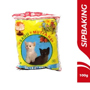 SAGU MUTIARA CAP KUCING 100GR