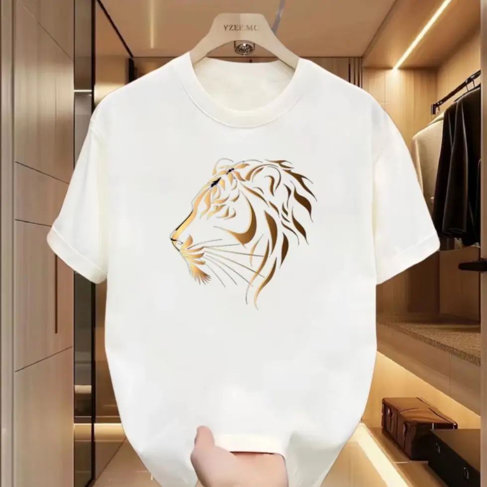 Summer New Short Sleeve 3D print T-Shirt Men Fashion Short Sleeve Round Neck Shirt Loose Top