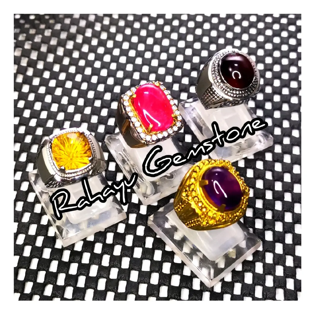 Cincin Pria Batu Natural 150rb